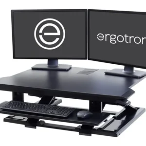 TieDex UK Ergotron WorkFit-TX - standing desk converter - rectangular - black CPT-TIEDEX