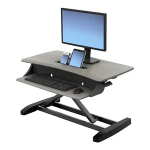 TieDex UK Ergotron WorkFit-Z Mini - standing desk converter - rectangular - dove grey CPT-TIEDEX