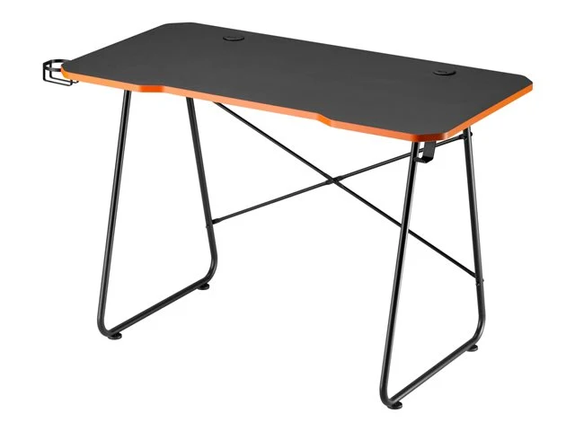 TieDex UK ProperAV Computer Workstation - desk - rectangular - black, orange CPT-TIEDEX