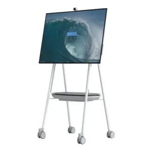TieDex UK Steelcase cart - interactive flat panel - grey, arctic white, pewter CPT-TIEDEX