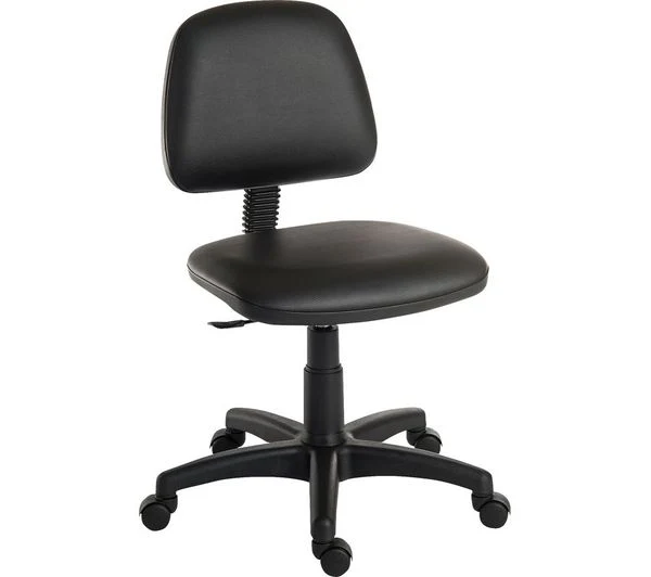 TieDex UK TEKNIK Ergo Blaster Polyurethane Tilting Operator Chair - Black CPT-TIEDEX