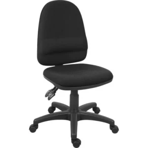 TieDex UK TEKNIK Ergo Twin 2900BLK Fabric Operator Chair - Black CPT-TIEDEX