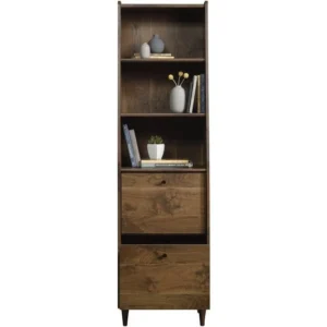 TieDex UK TEKNIK Hampstead Park Narrow 5420283 Bookcase - Grand Walnut CPT-TIEDEX