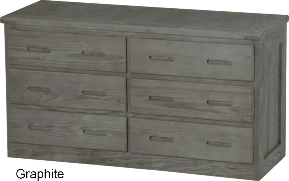 Bureau 6 tiroirs - Graphite Crate Designs