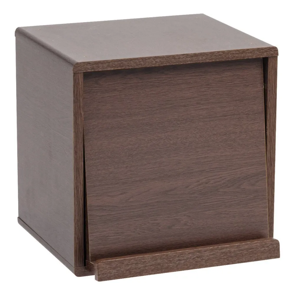 Cube de rangement en bois