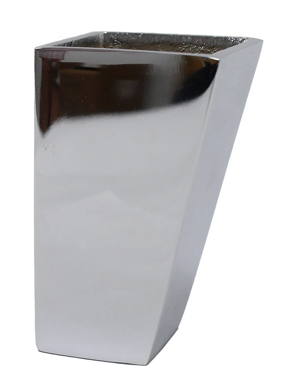 Cuvette de jambe en laiton coudée Savoy finition chromée