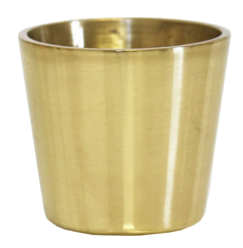 Cuvette de jambe en laiton poli Renoir