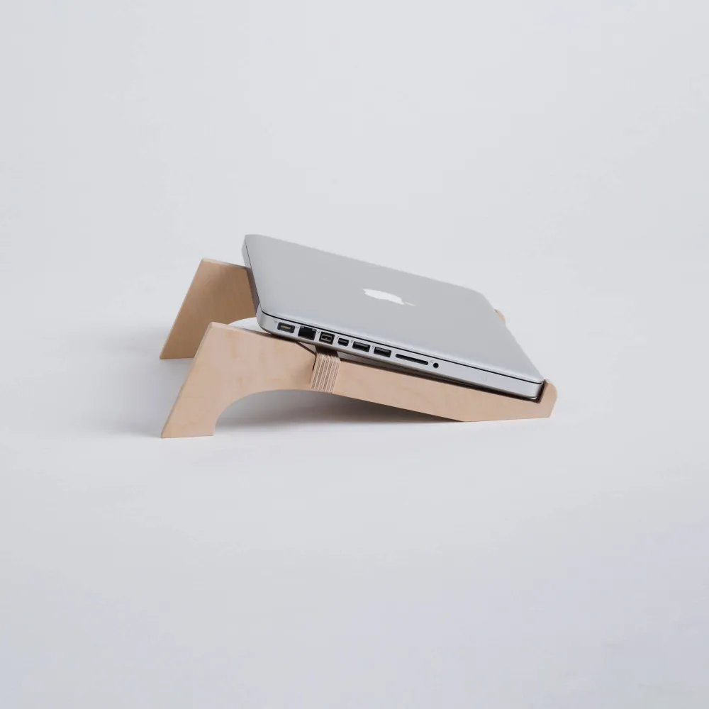 Support ordinateur en bois - DEBEAM Debosc