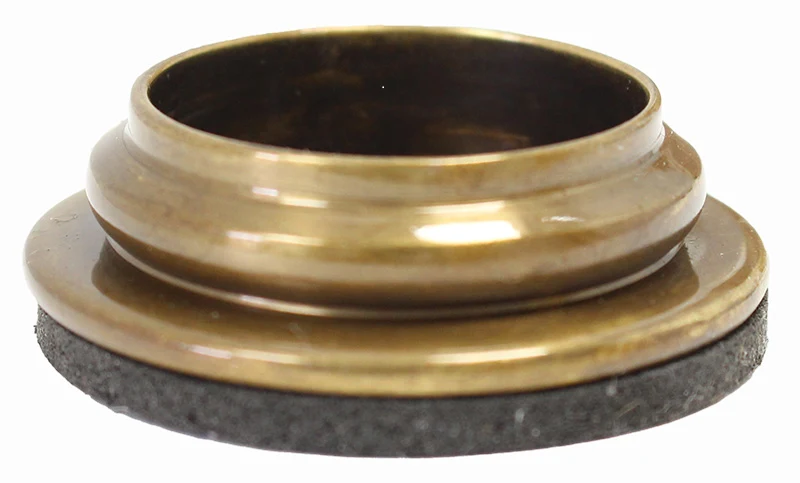 Dessous de verre finition laiton antique