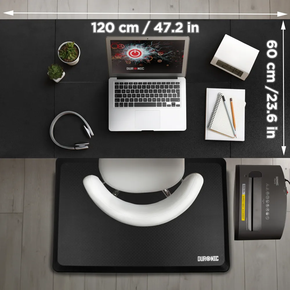 Duronic CD120 BK Bureau Assis-Debout électrique Complet avec Plateau de 120 cm Hauteur Ajustable de 72 à 118 cm Charge max...