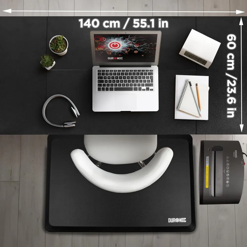 Duronic CD140 WK Bureau Assis-Debout électrique Complet avec Plateau de 140 cm Hauteur Ajustable de 72 à 118 cm Charge max...