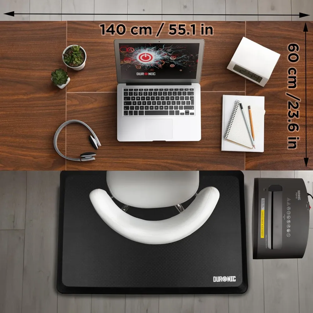 Duronic CD140 BT Bureau Assis-Debout électrique Complet avec Plateau de 140 cm Hauteur Ajustable de 72 à 118 cm Charge max...
