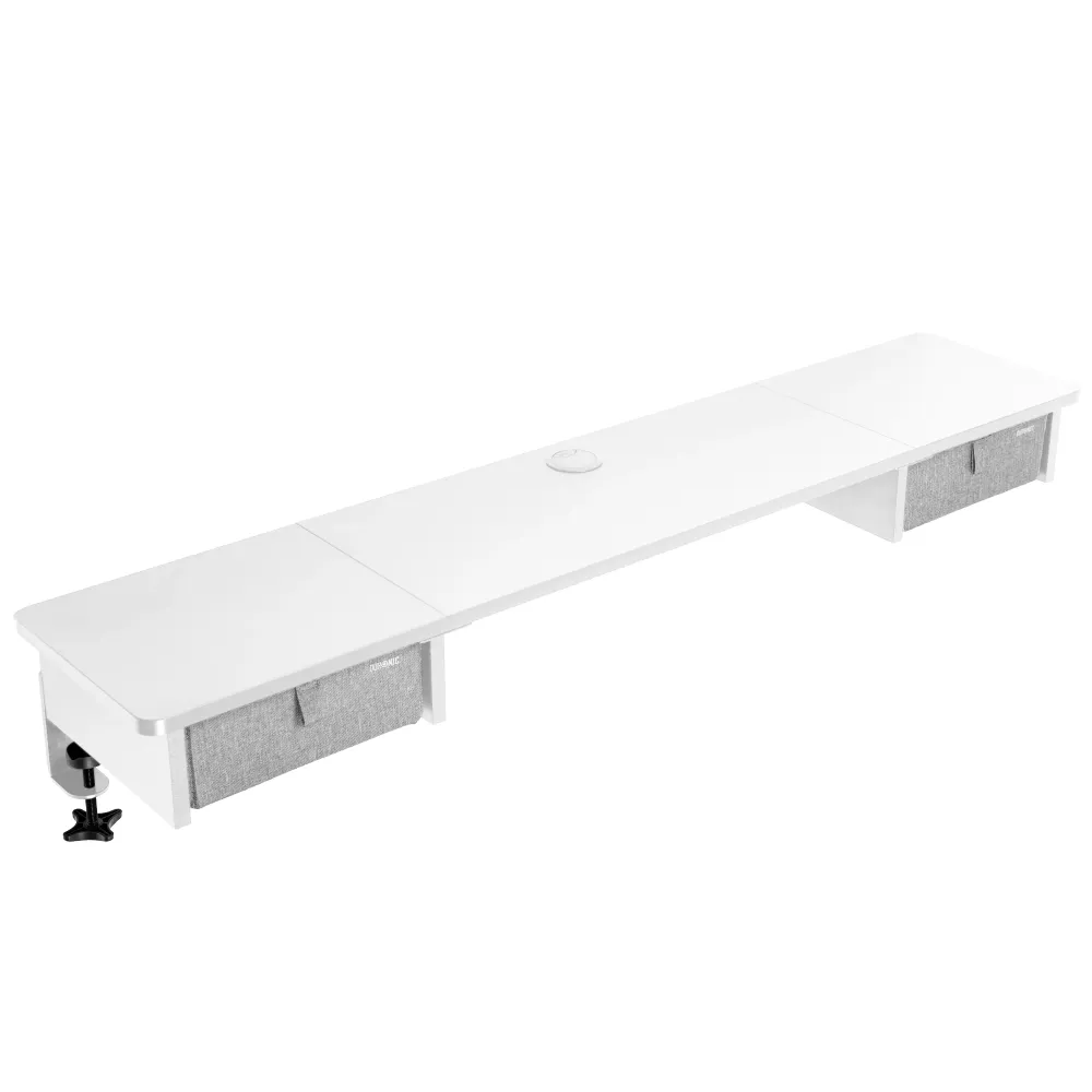 Duronic DD2 WE Planche de 120 cm avec 2 Tiroirs pour Bureau | Compatible avec Plateaux TT120 TT140 TT160 de Duronic | Stru...