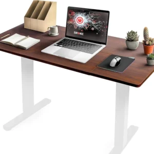 Duronic TT140 WT Plateau pour Bureau Assis Debout de 140 x 60 x 2 cm | Compatible avec la plupart des Structures Assis Deb...