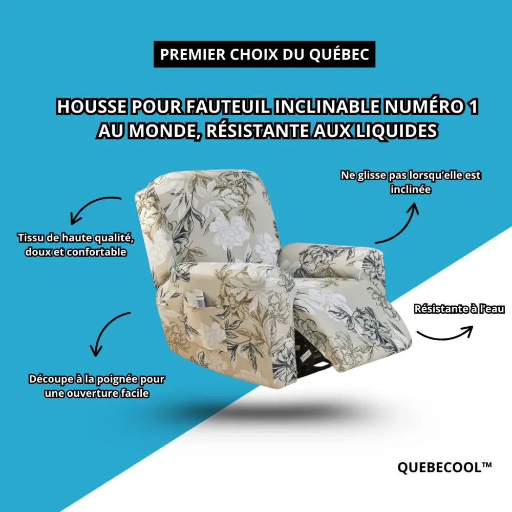 Elastiva™ – Housse de fauteuil inclinable de qualité supérieure