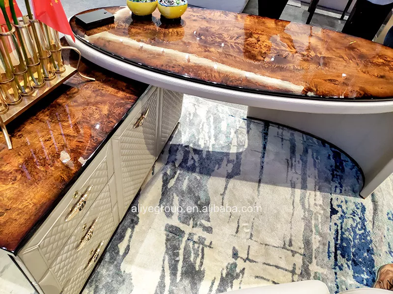 Ensemble de bureau de luxe avec table et bureau de direction