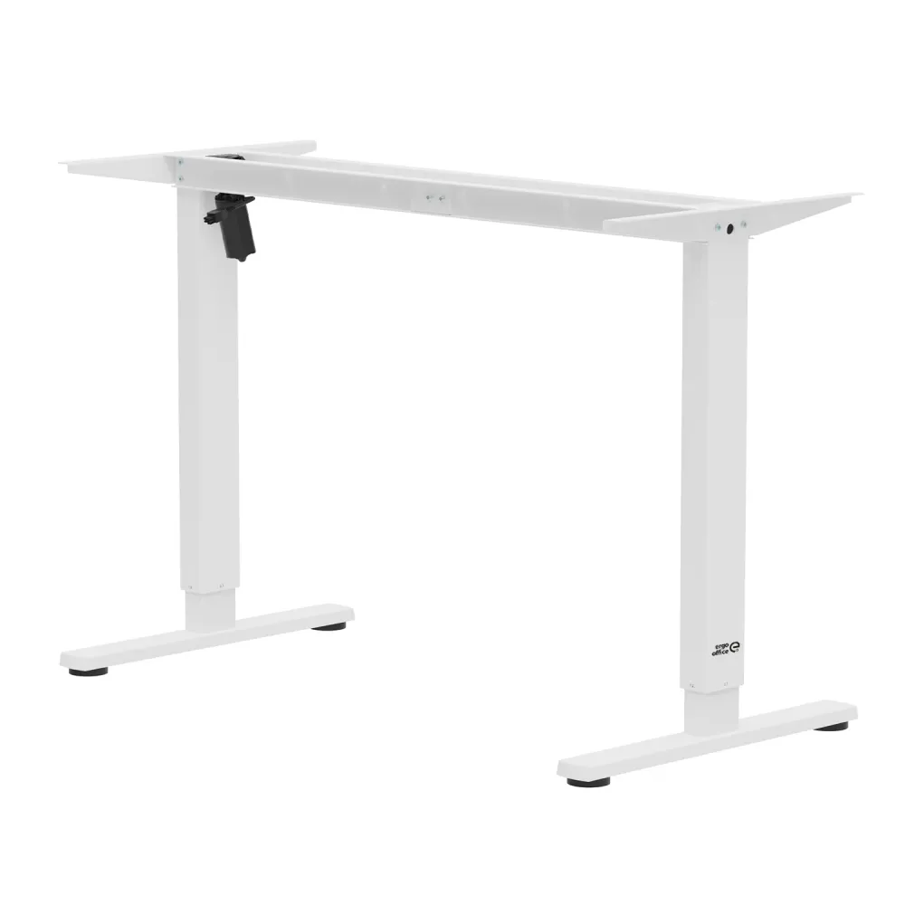 Bureau électrique réglable en hauteur Ergo Office, hauteur max. 1160mm, max - 80 kg, sans plateau, blanc, ER-400 W