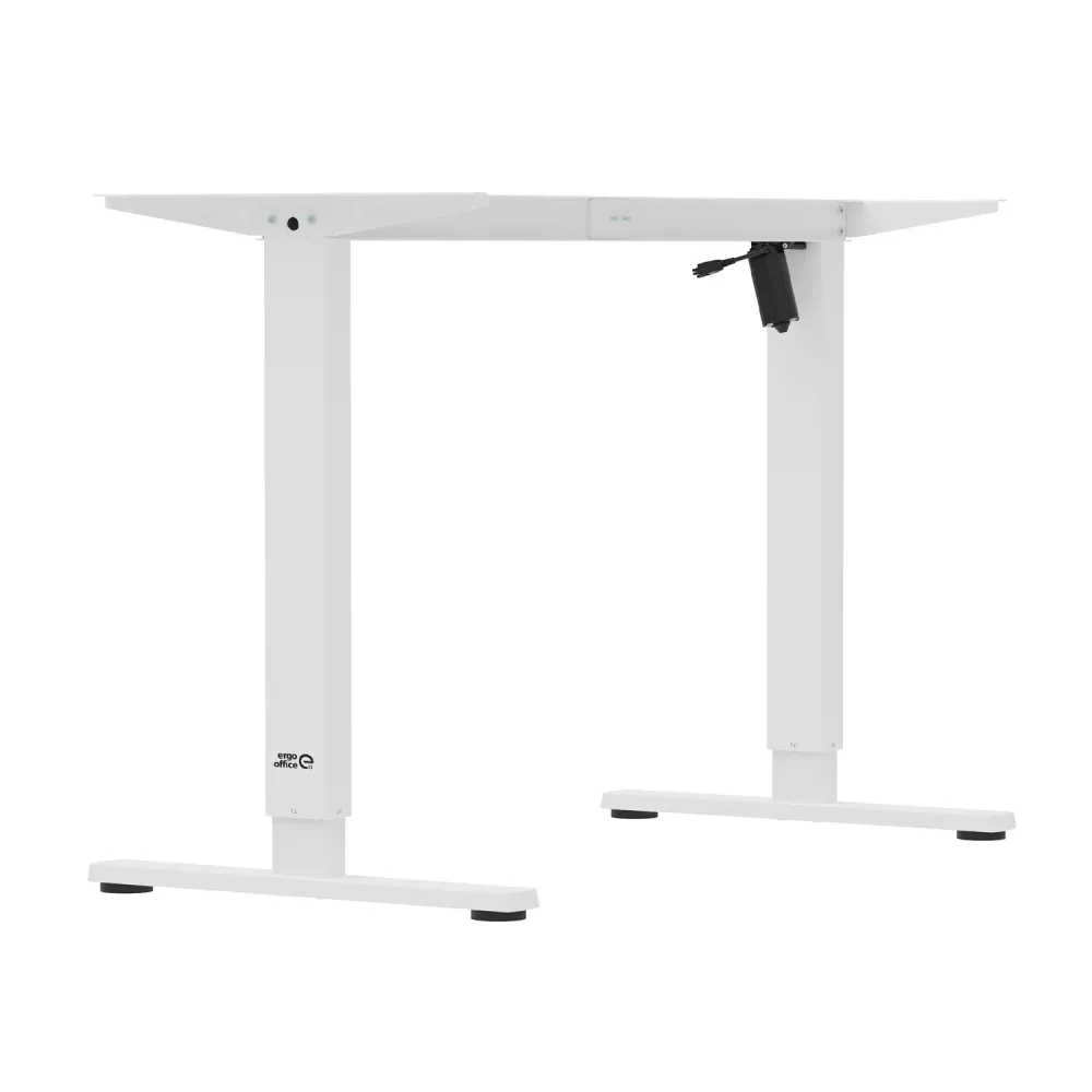 Bureau électrique réglable en hauteur Ergo Office, hauteur max. 1160mm, max - 80 kg, sans plateau, blanc, ER-400 W