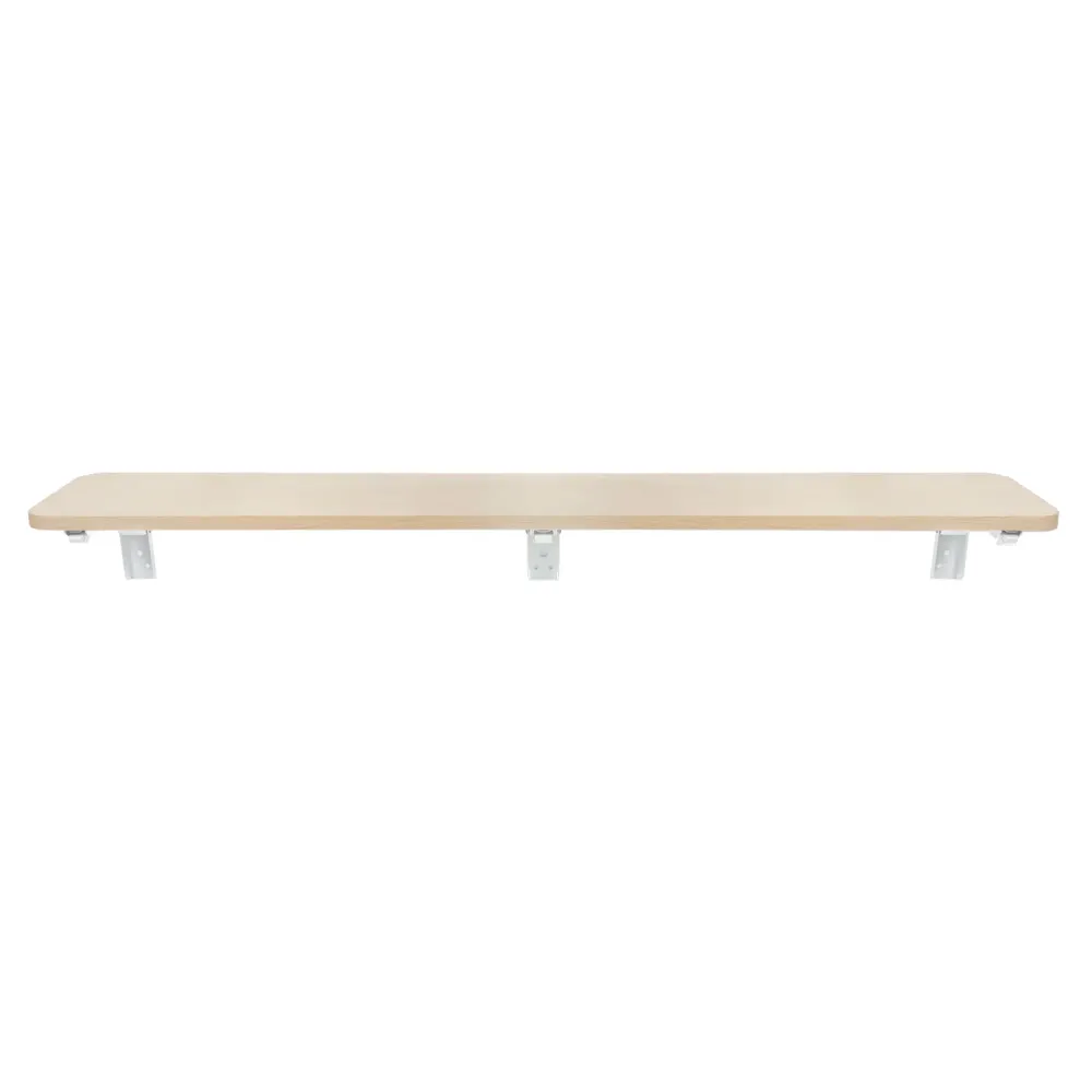 Etagère/tablette pliante Maclean, couleur bois clair, 100x20 cm, max.50 kg, MC-129 WD