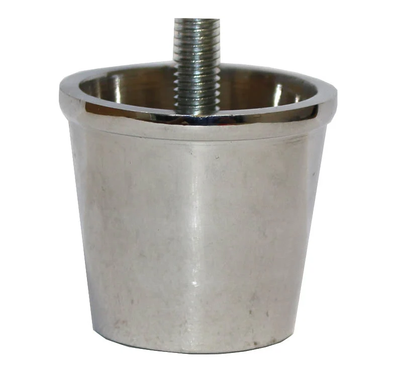 Excelsior Chrome Slipper Cup avec boulon fileté
