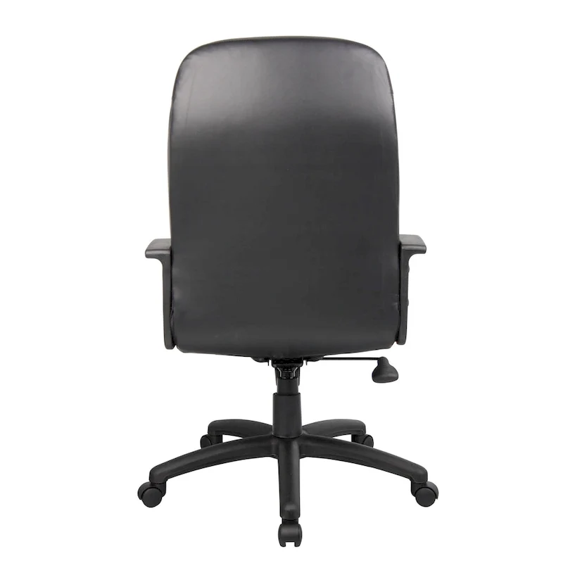 Fauteuil Boss à dossier haut en cuir Plus