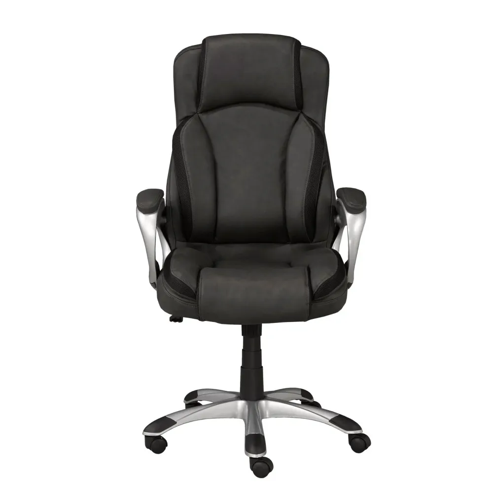 Fauteuil de bureau moderne gris | Support complet et inclinaison