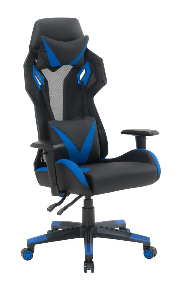 Fauteuil de jeu RACER CorpoComfort BX-5124 Bleu