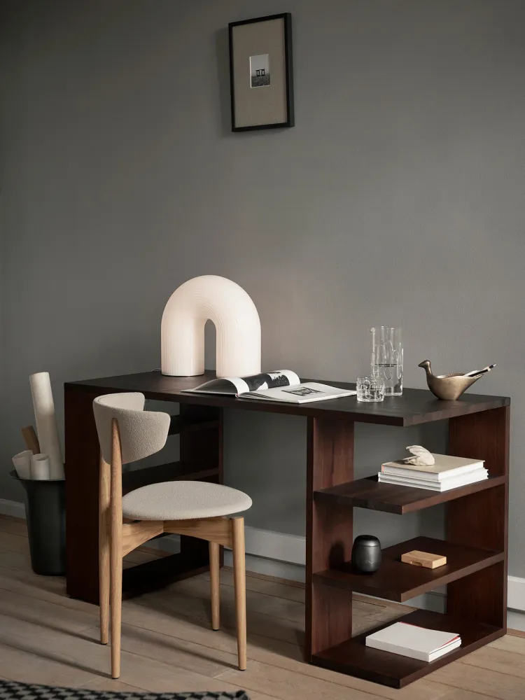 Edre Desk - Dark Stained Pine Ferm Living - COM