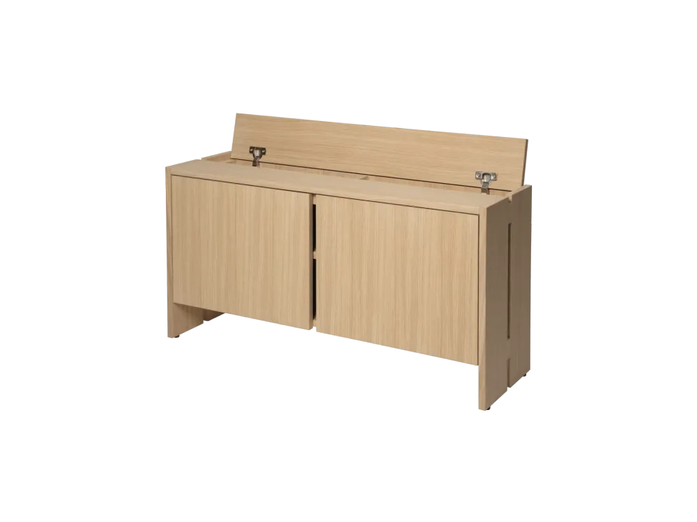Parcel Hallway Cabinet - Low - Natural Oak Ferm Living - COM