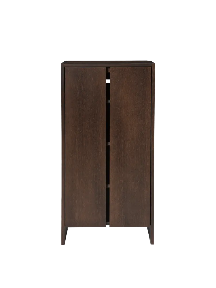 Parcel Hallway Cabinet - Tall - Dark Stained Oak Ferm Living - COM