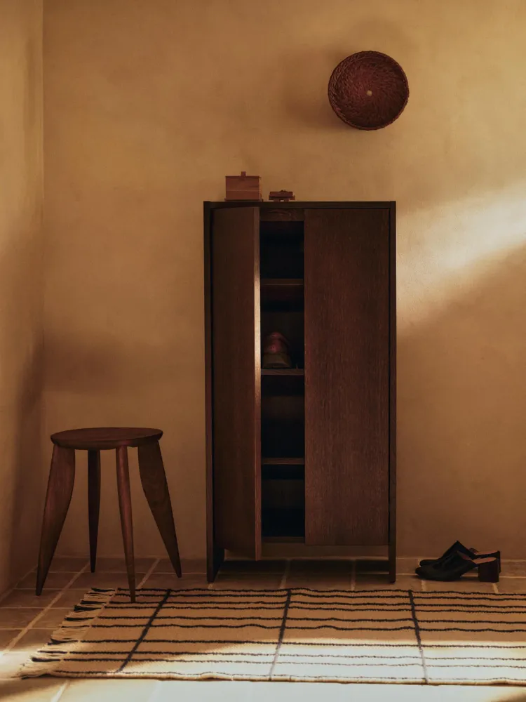Parcel Hallway Cabinet - Tall - Dark Stained Oak Ferm Living - COM