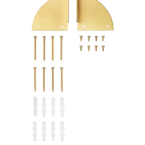 Sector Brackets - Small - Brass Ferm Living - COM