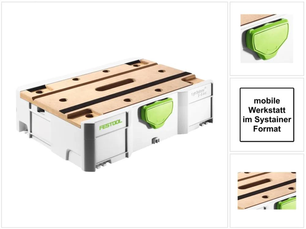 Festool T-LOC SYS-MFT Systainer Etabli mobile, 396 x 296 x105 mm (500076)