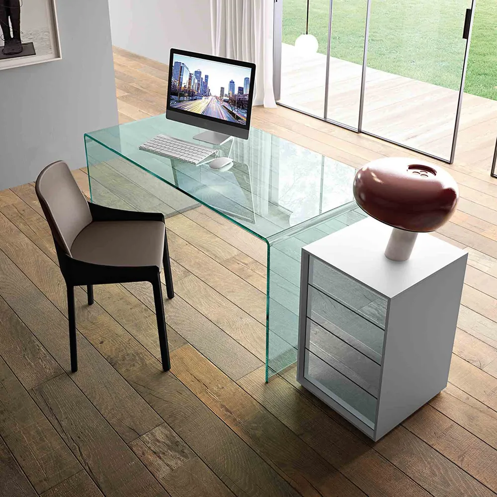 Bureau en verre RIALTO par FIAM FIAM Italia