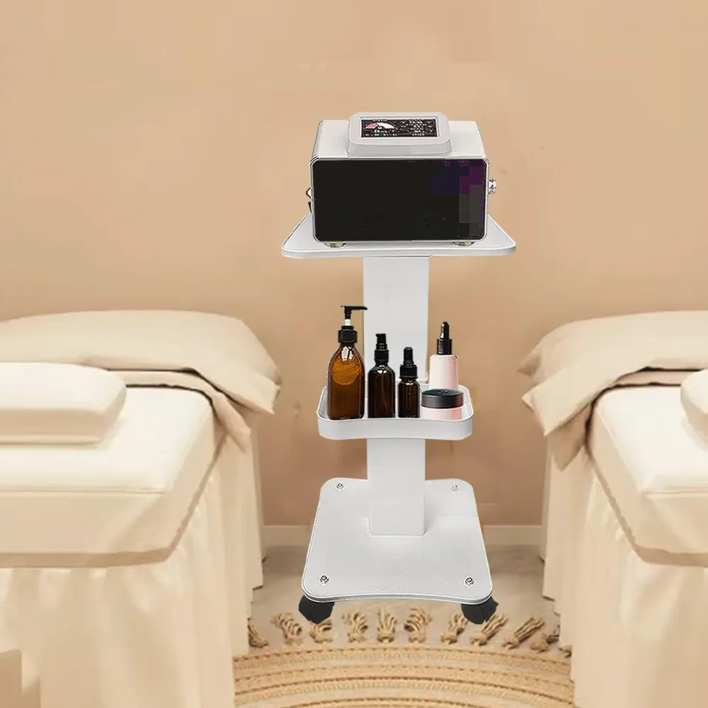 Chariot Esthéticienne FUMOLEER – 3 Étagères et Roues 360°