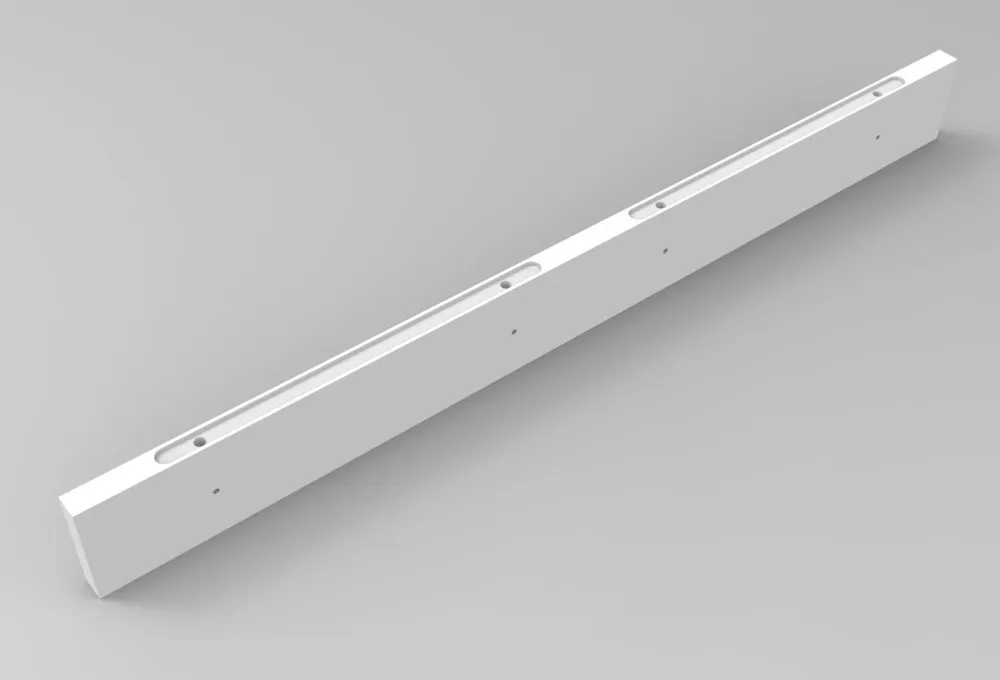 Tablette Murale 60po - Blanc Glacé Golden Elite Deco