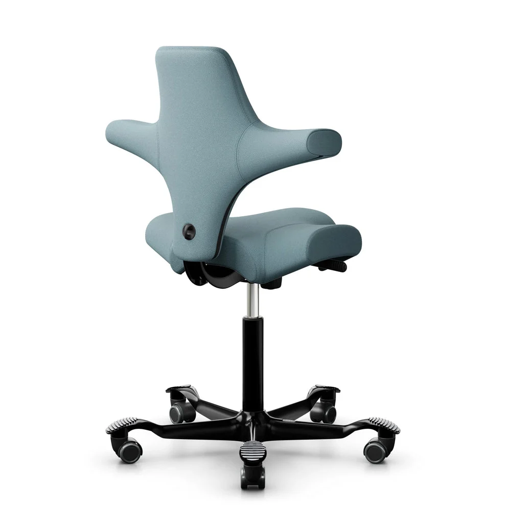 HÅG Capisco 8106 - SC67098 Glacier Bleu / Noir / 200 mm / Roulettes universelles