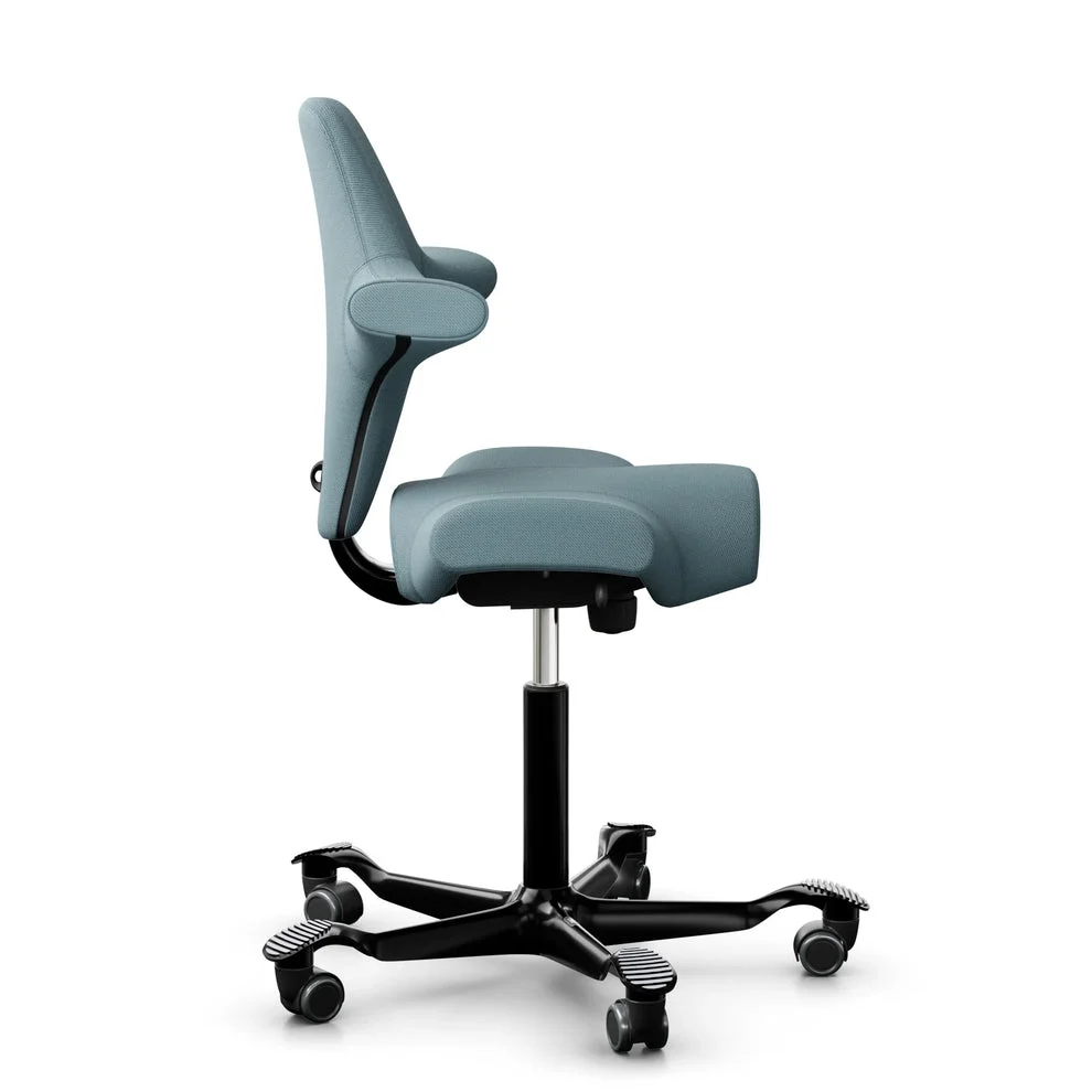 HÅG Capisco 8106 - SC67098 Glacier Bleu / Noir / 200 mm / Roulettes universelles