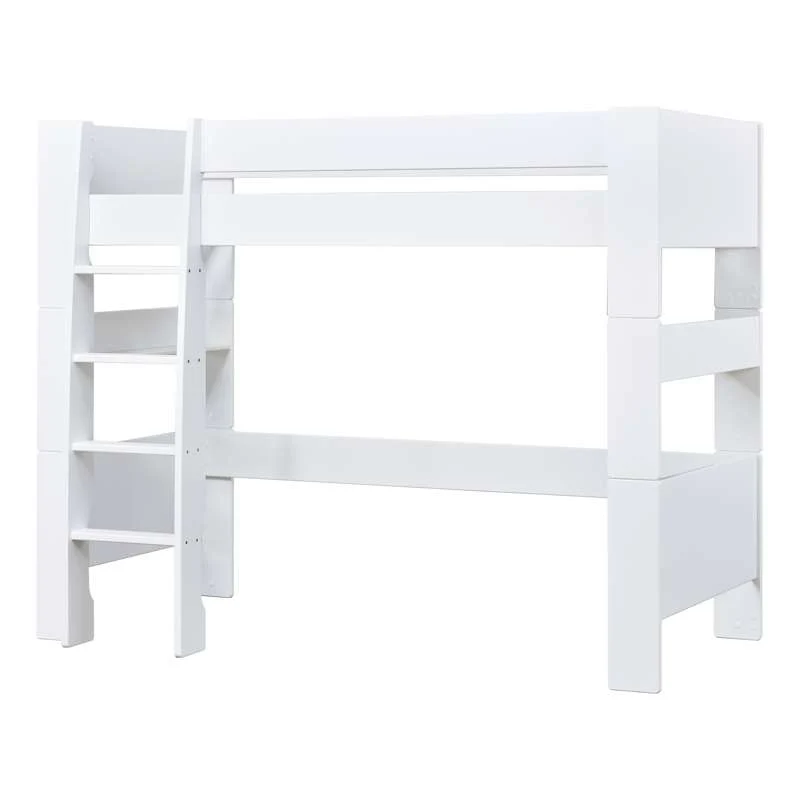Hoppekids PUR - Lit mezzanine - 90x200 cm - Blanc