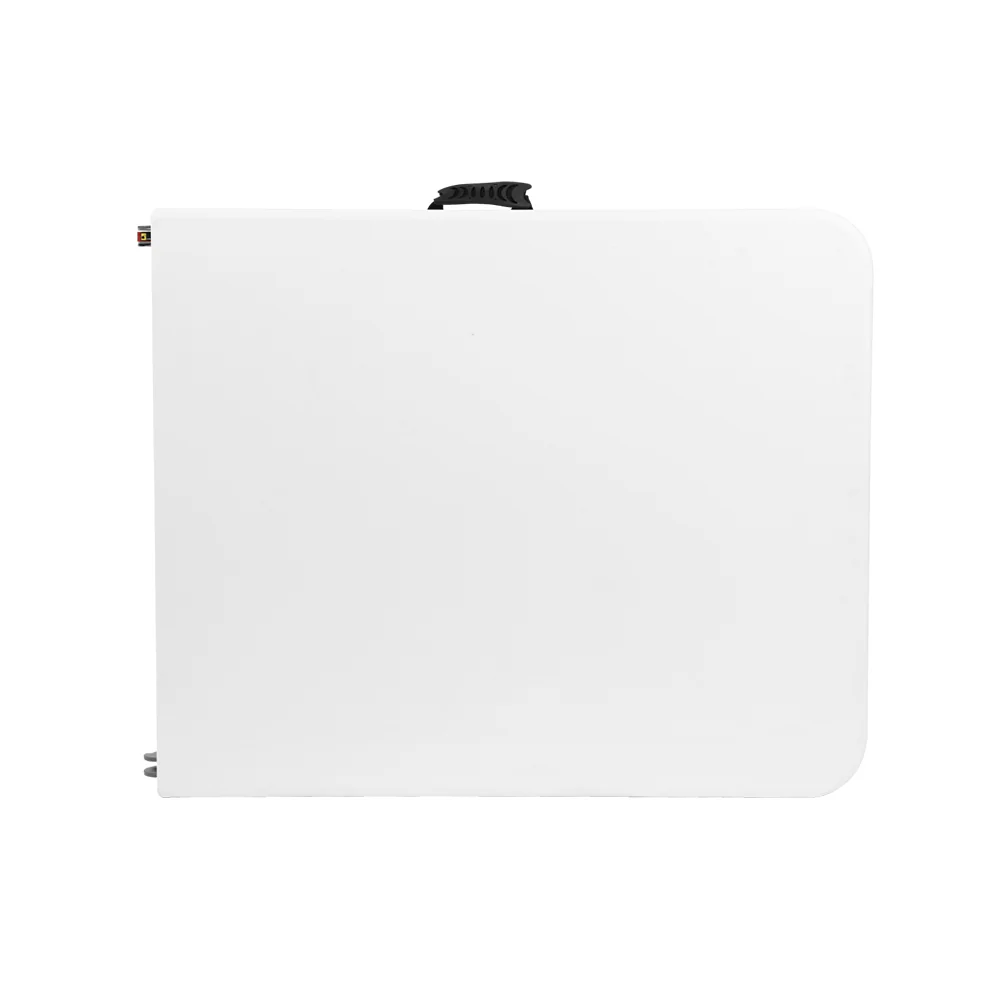 Table Pliante de réception plateau 4.5cm et pieds pliants 183cm Blanc Interouge