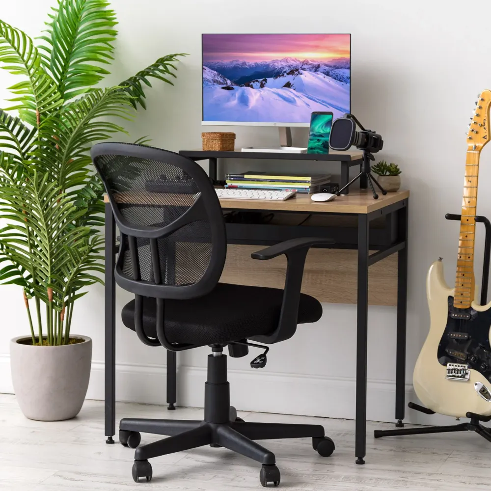 Bureau d'ordinateur avec support d'écran et gestion des câbles IRIS USA, Inc.