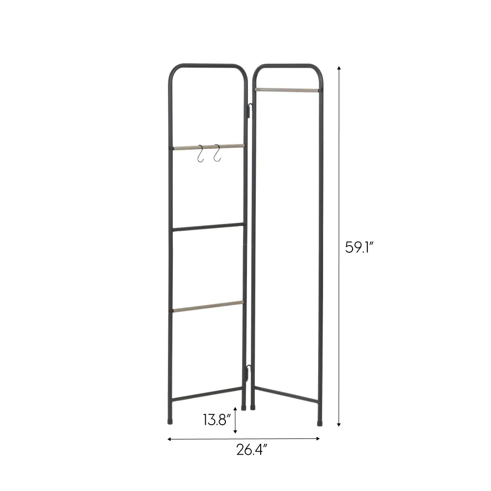 Portant à vêtements en métal - Pliable IRIS USA, Inc.