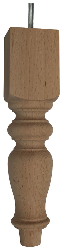 Jambes de meubles en bois classiques Gillian