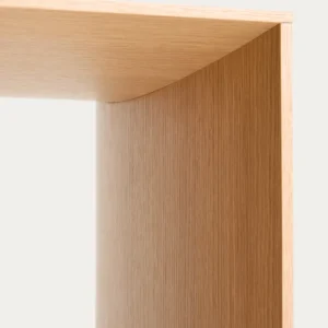 Table de travail Litto en placage de chêne FSC Mix Credit 140 x 60 cm Kave Home Mauritius Mu