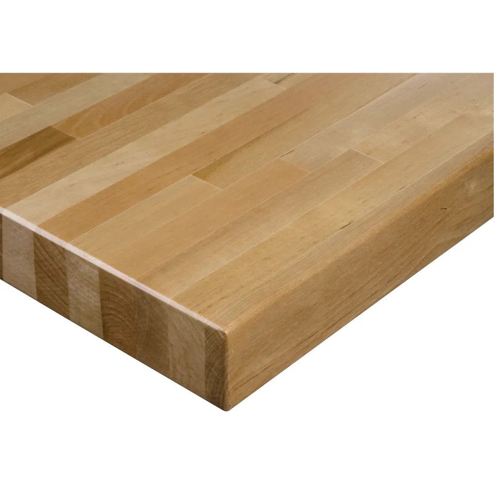 Plateau d'établi en bois dur laminé, 152 cm (l) x 122 cm (p), bord carré, 4,4 cm (1-3/4 po) d'épaisseur Kleton