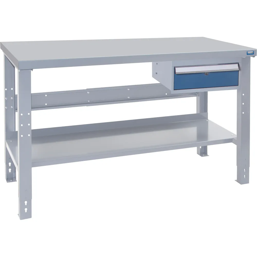 Établi modulaire industriel, 48 po l. x 24 po P. x capacité de 1 000 lb Kleton