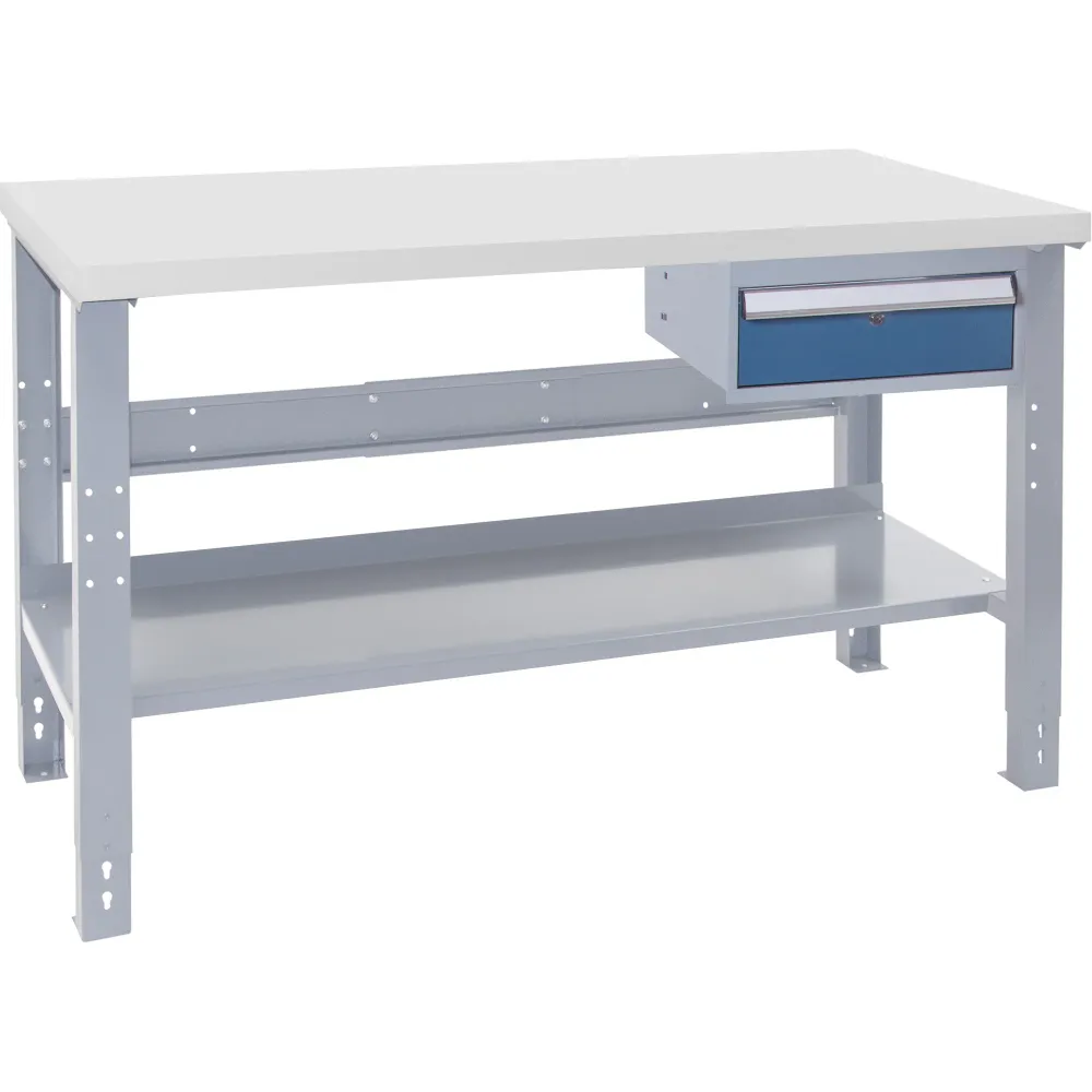 Établi modulaire industriel, 48 po l. x 24 po P. x capacité de 1 000 lb Kleton
