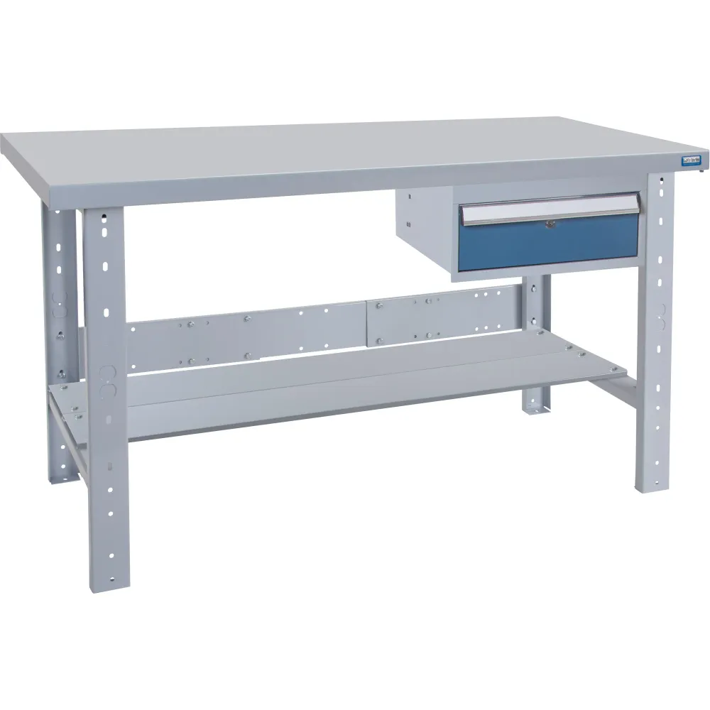 Établi modulaire robuste, 48 po l. x 24 po P. x capacité de 2500 lb Kleton