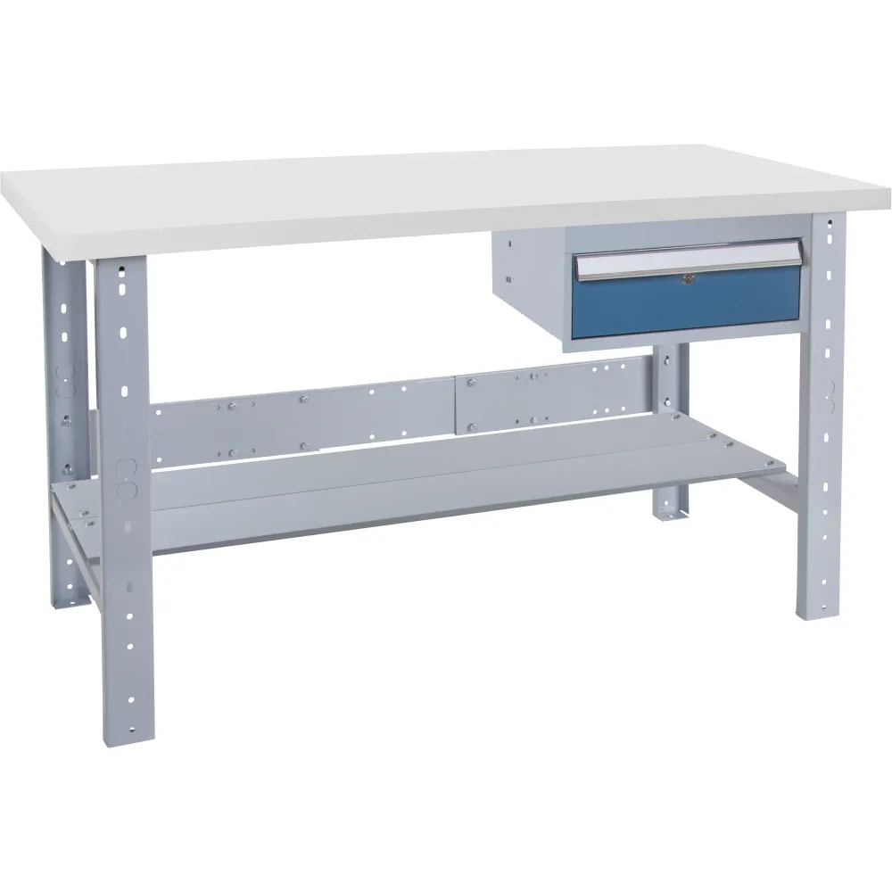 Établi modulaire robuste, 48 po l. x 24 po P. x capacité de 2500 lb Kleton