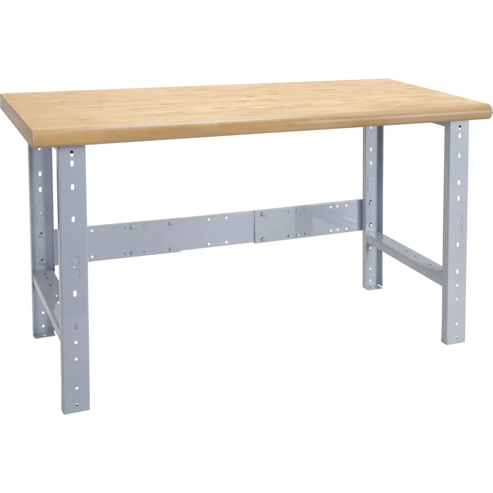 Établi modulaire robuste, dessus et pieds seulement, capacité de 2500 lb, 48 po l x 24 po P Kleton